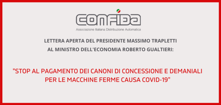 CONFIDA chiede al Ministro dell’Economia il blocco dei canoni di concessione per i d.a. fermi per COVID