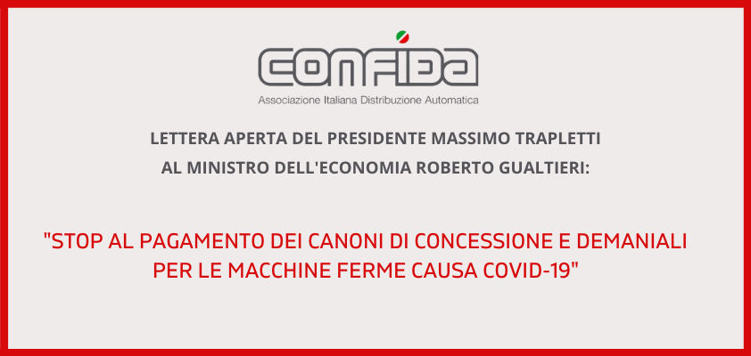 CONFIDA chiede al Ministro dell'Economia il blocco dei canoni di concessione per i d.a. fermi per COVID