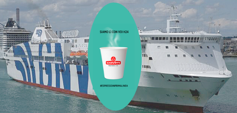 Anche COVIM sostiene col suo caffè la nave ospedale Splendid nel porto di Genova