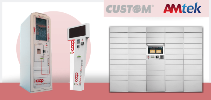 VENDINGNEWS.IT CUSTOM amtek 842-min Custom e Amtek insieme per le soluzioni di acquisto self e senza contatto