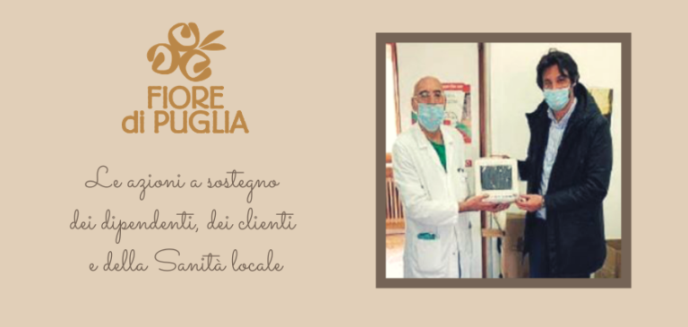 Fiore di Puglia premia i dipendenti e sostiene l’Ospedale Bonomo di Andria