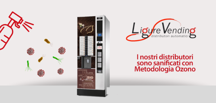 VENDINGNEWS.IT LIGURE vending 842 distributori automatici gestione vending Ligure Vending: la sanificazione ad ozono per proteggere i nostri clienti