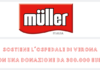 Müller Italia dona 300.000 euro all’Ospedale di Verona