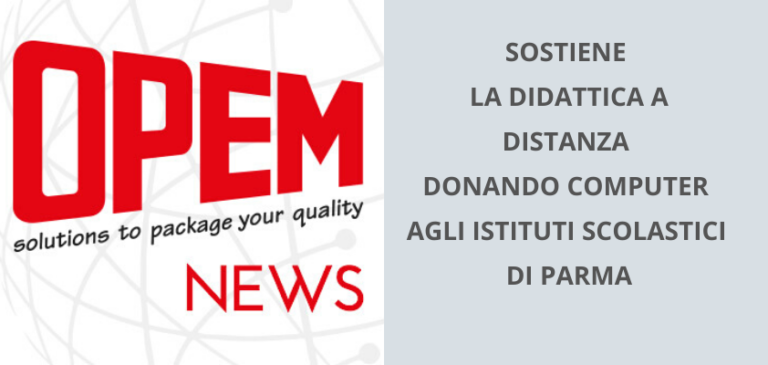 OPEM in prima fila a supportare la didattica a distanza nelle scuole di Parma