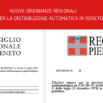 Regioni Veneto e Piemonte. Le nuove disposizioni del 13 aprile non vietano la Distribuzione Automatica