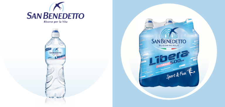 LIBERA, la sport-bottle di Acqua San Benedetto, si rifà il look