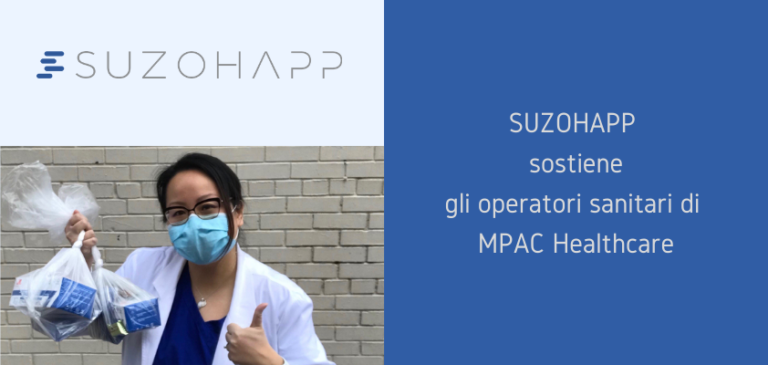 COVID-19. SUZOHAPP sostiene gli operatori sanitari di MPAC Healthcare