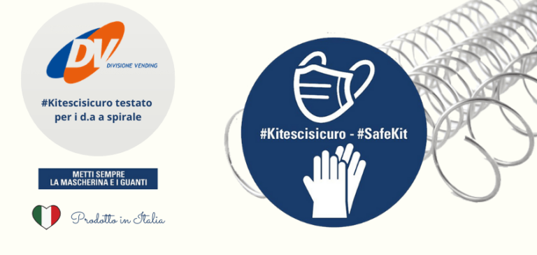 Da Divisione Vending il #Kitescisicuro made in Italy testato per i d.a. a spirale