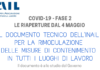 FASE 2. L’INAIL rende noto il documento tecnico relativo alle misure da applicare nei luoghi di lavoro