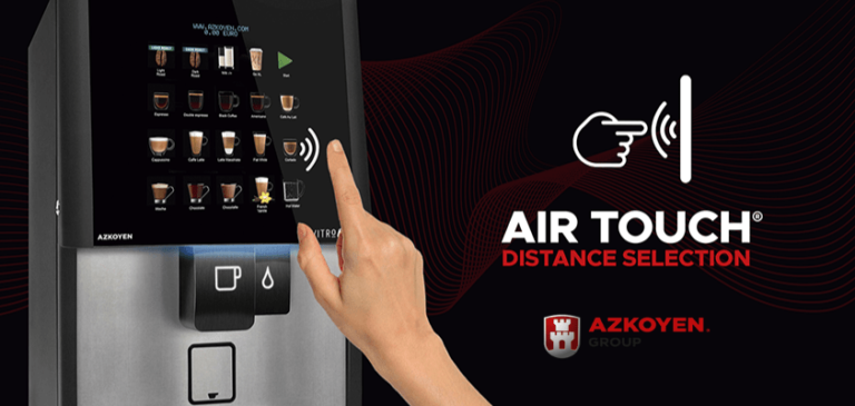 AIR TOUCH. La tecnologia Azkoyen per selezionare al display touch senza toccare