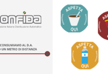 CONFIDA. Per i soci gli adesivi per comunicare il distanziamento sociale al d.a.