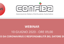 CONFIDA. Un webinar sul tema “Coronavirus e le responsabilità del datore di lavoro”
