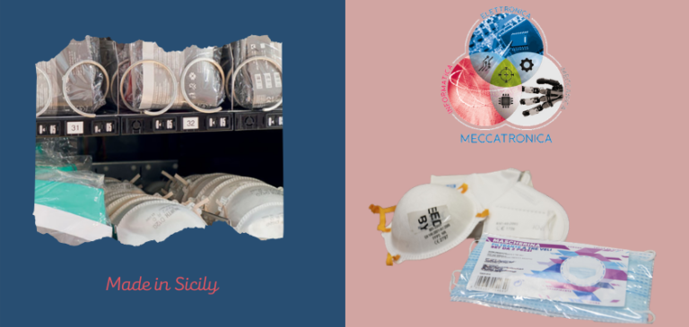 Mascherine e gel nei distributori automatici siciliani grazie a Meccatronica Sicilia Mascherine e gel nei distributori automatici siciliani grazie a Meccatronica Sicilia