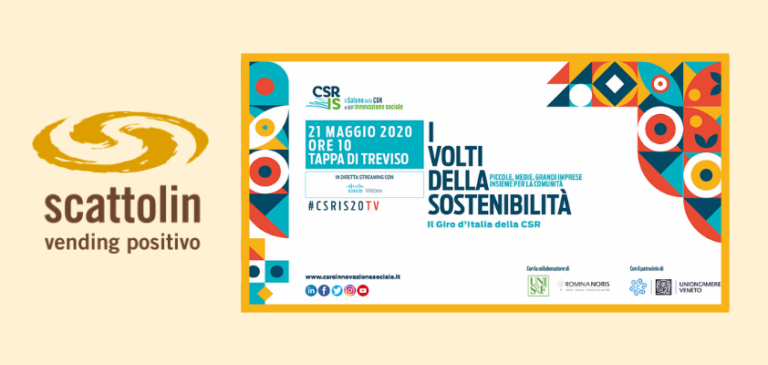 Scattolin Distribuzione Automatica protagonista al Giro d’Italia della Responsabilità Sociale d’Impresa