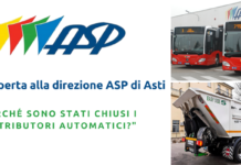 Lettera aperta alla direzione ASP di Asti per la chiusura dei distributori automatici Lettera aperta alla direzione ASP di Asti per la chiusura dei distributori automatici