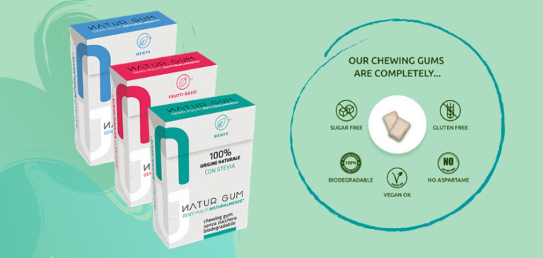 NATURgum. Ecofriendly, 100% biodegradabile, funzionale, VeganOK NATURgum. Ecofriendly, 100% biodegradabile, funzionale, VeganOK