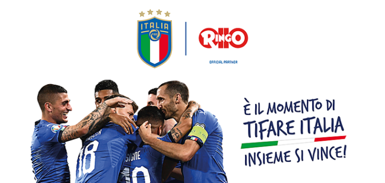 RINGO Official Partner delle Nazionali Italiane di Calcio per il biennio 2020-2021