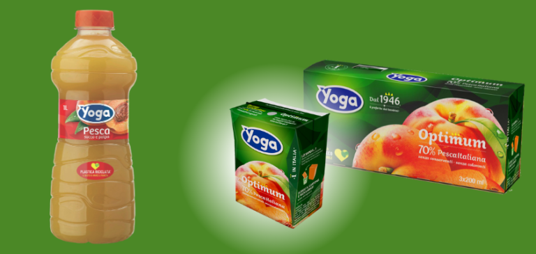 Con TETRA Crystal packaging più sostenibile per i succhi Yoga in brick e bottiglia