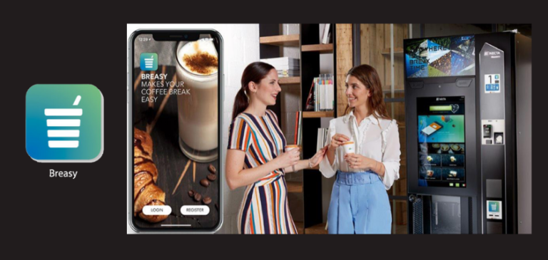 EVOCA GROUP. La pausa caffè diventa touchless con Breasy, l’app a marchio Newis