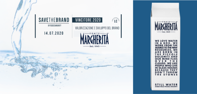 Fonte Margherita premiata a Save The Brand per sostenibilità e comunicazione Fonte Margherita premiata a Save The Brand per sostenibilità e comunicazione