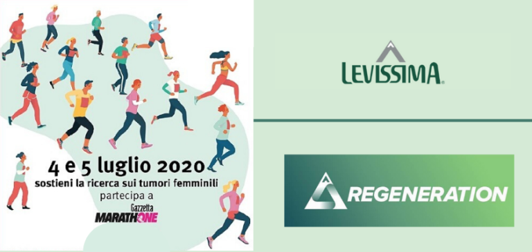 Levissima, Regeneration partner della corsa di solidarietà Gazzetta MarathOne