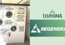 Levissima inaugura un eco-compattatore Coripet presso il centro balneare Fantini Club di Cervia