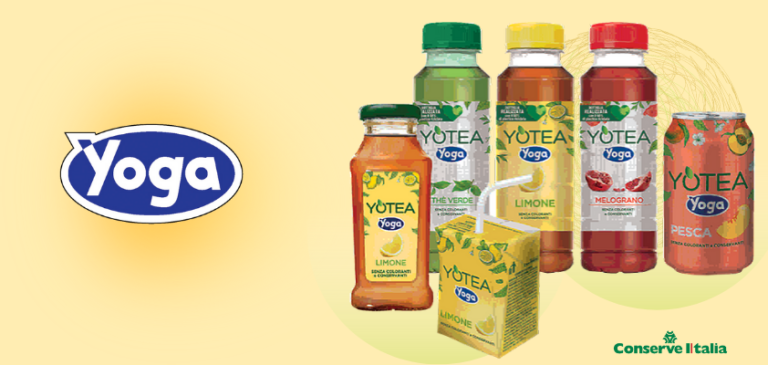 Nuovo packaging eco-friendly per la gamma di tè freddo per vending e horeca YOTEA