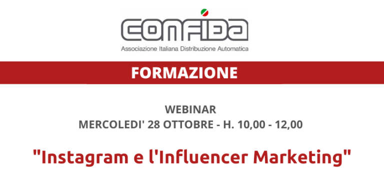 Webinar CONFIDA sul tema “Instagram e l’Influencer Marketing”