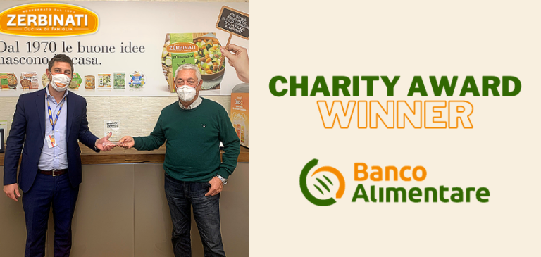 Zerbinati riceve il “Charity Award 2020” del Banco Alimentare Piemonte