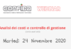 Formazione CONFIDA. Un webinar sul tema “Analisi dei costi e controllo di gestione”