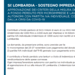 Anche il Vending tra le imprese beneficiate dalla Regione Lombardia (ed escluse dal DL Ristori)