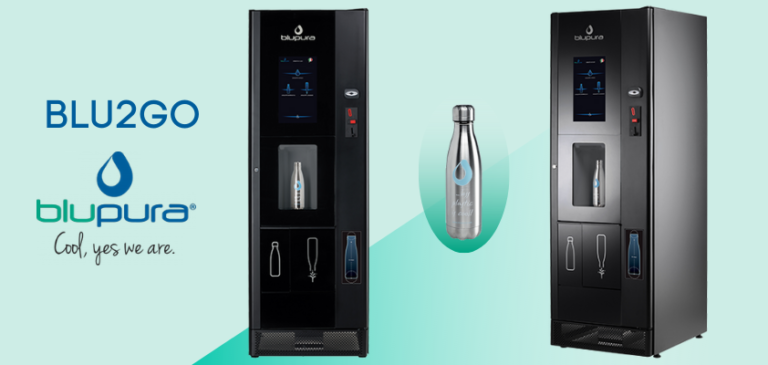 Blupura presenta Blu2Go, la water vending machine del futuro