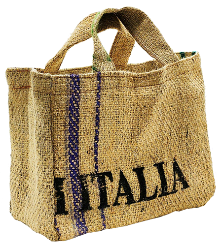 Borse con sacchi di juta sales