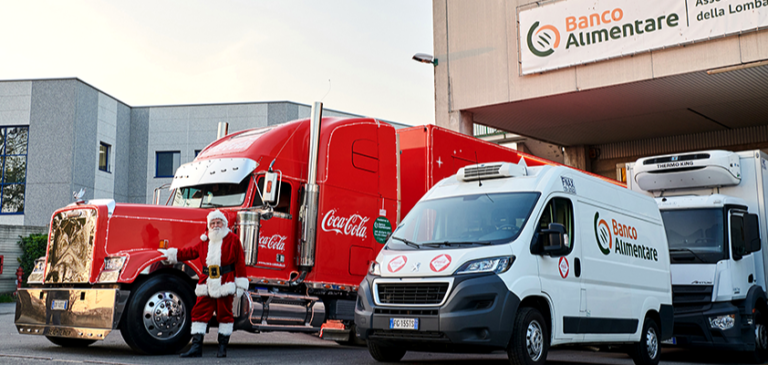 A Natale Coca-Cola è al fianco di Banco Alimentare per aiutare chi ha più bisogno