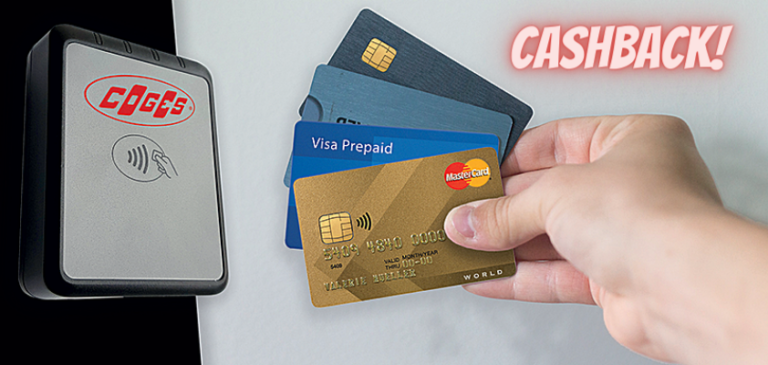 Il lettore di carte di credito Coges è pronto per il Cashback!