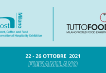 TUTTOFOOD E HOSTMILANO insieme a Fieramilano dal 22 al 26 ottobre 2021