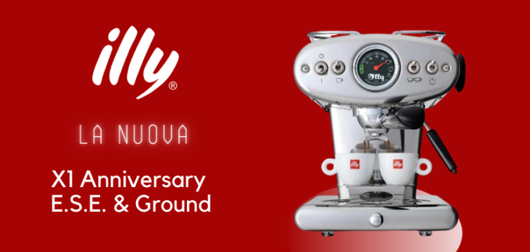 illycaffè presenta la nuova macchina X1 Anniversary E.S.E. & Ground