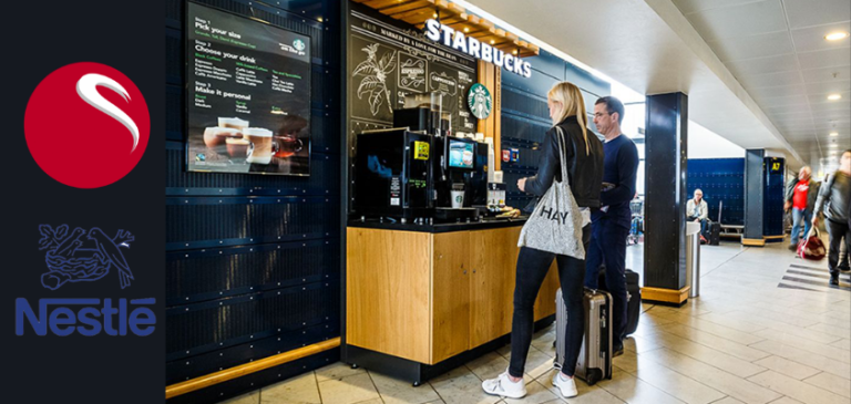 Nuova partnership tra Nestlé e Selecta per la distribuzione dei prodotti Starbucks, Nescafé e Zoégas