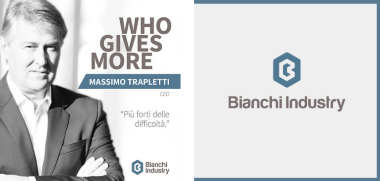 Who gives more. Massimo Trapletti testimonial della campagna di comunicazione di Bianchi Industry