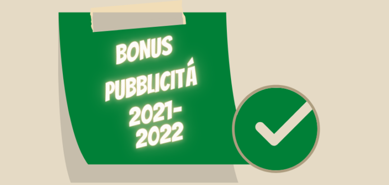 Manovra 2021. Confermato Bonus Pubblicità per gli anni 2021-2022