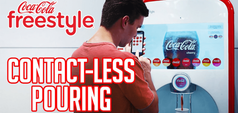 Anche in Italia i distributori automatici Coca-Cola Freestyle sono contact free