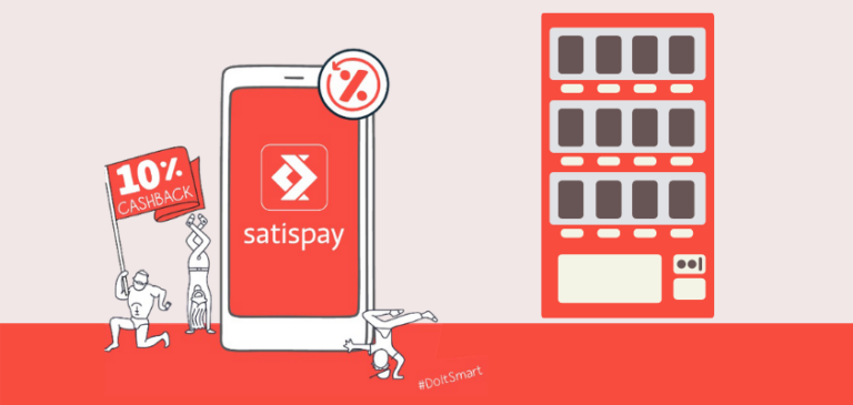 Con Satispay il Cashback di Stato in oltre 5.000 vending machine