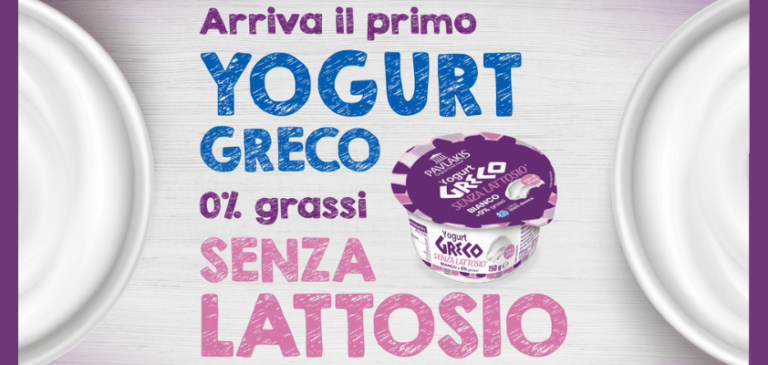 Da Atlante arriva il primo yogurt 100% greco senza grassi e senza lattosio
