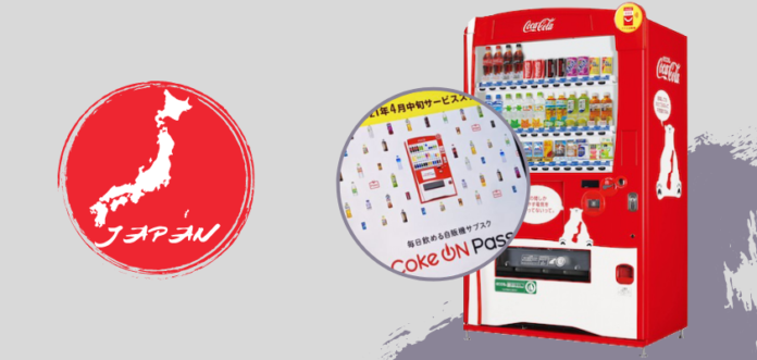 COCA-COLA GIAPPONE ABBONAMENTO 842 VENDING NEWS