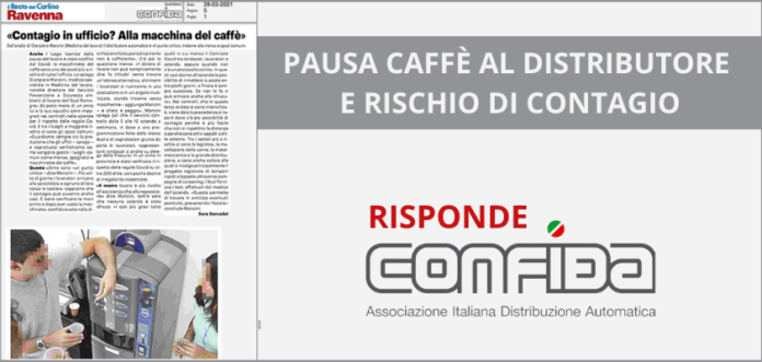CONFIDA RISCHIO DI CONTAGIO 842 VENDING NEWS