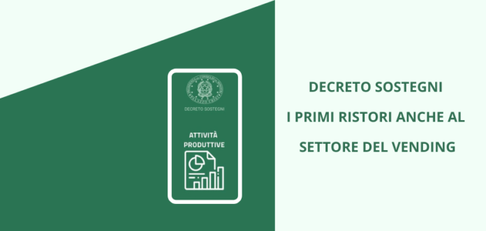 DECRETO SOSTEGNI VENDING 842 VENDING NEWS