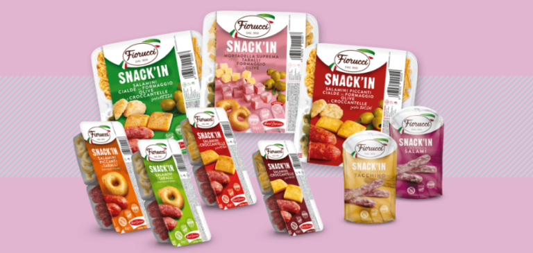 FIORUCCI lancia la nuova linea Snack’In ed entra nel comparto degli snack