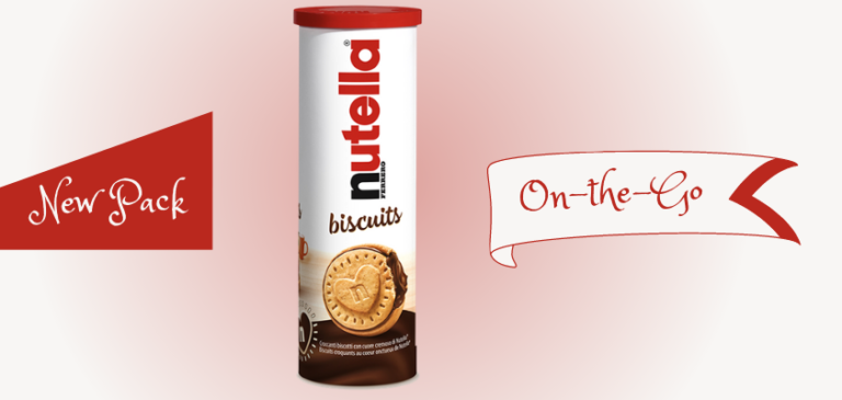 Nutella Biscuits. Arriva il nuovo tubo per il consumo on-the-go