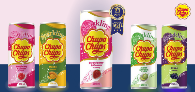 Arrivano in Italia i Chupa Chups® Sparkling Drink, versione da bere dell’iconica caramella