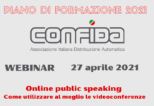 Formazione CONFIDA. 27 aprile webinar “Online public speaking”